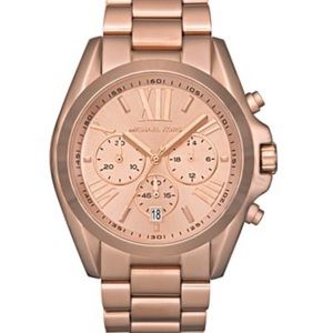 Michael Kors Chronograph Bradshaw Rose Gold Watch!